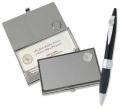 Business Card Case and Ballpoint Pen